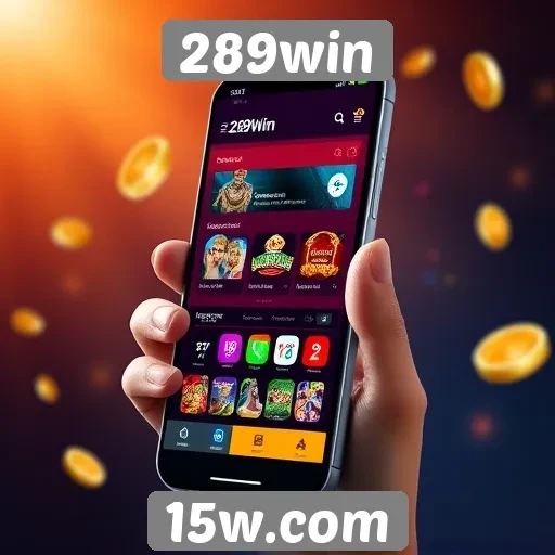 Experiência mobile no site 289win é satisfatória